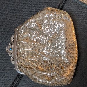 WHITING and DAVIS Cocktail Bag in Silver
